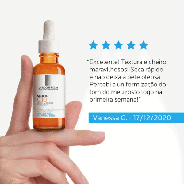 La Roche-Posay Salicyli C10 - Redutor de Linhas 30ml - Imagem 4