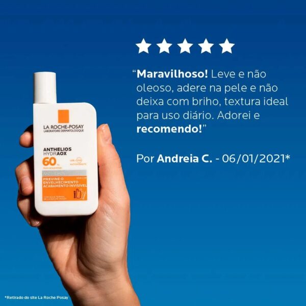 La Roche-Posay Anthelios Hydraox FPS60 - Protetor Solar 50ml - Imagem 4
